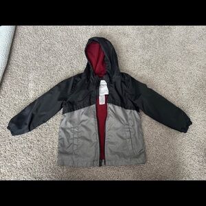 Carter's Black, Gray, and Red Kids Raincoat